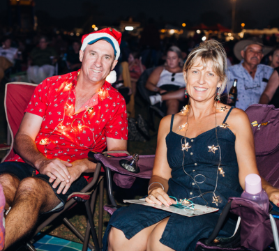 Mum and Dad at Warwick Carols in the Park